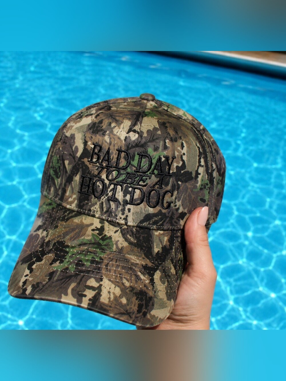 Bad Day To Be A Hot Dog Trucker Hat – Tailgate Camo